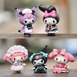 Kuromi & My Melody 5 Piece Figures 