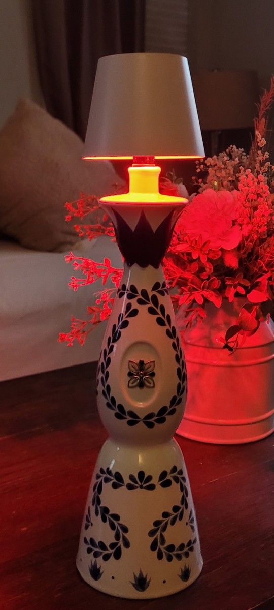 Beautiful Claze Azul Ceramic Multi Color Lamp