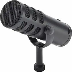 Podcast Set Up - 2 Samson Q9U XLR/USB Mics, 2 Mini Boom Mic Stands, and 2 Regular Mic Stands
