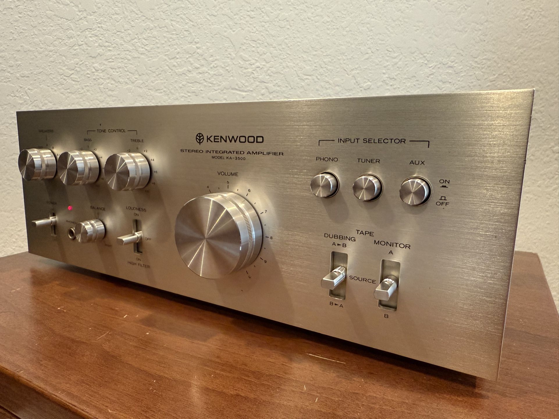 KENWOOD KA-3500 Integrated Stereo Amplifier