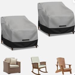 NEW-Patio Chair Covers Waterproof 2 Pack