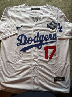 Ohtani white dodgers jersey