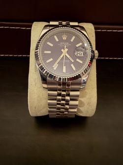 WATCH (  BLUE DIAL 36MM )