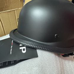 German Style Half Motorcycle Helmet – DOT Approved 