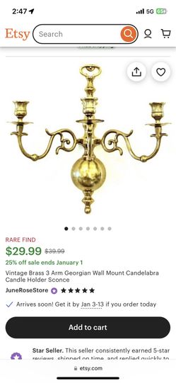Antique Candelabra Pair