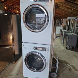 Stakable Washer And Dryer Electric Set