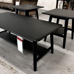 Elegant Black Table Set