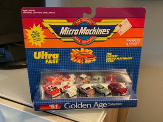 Micro Machines Ultra Fast #51 Golden Age Collection Set Unopened