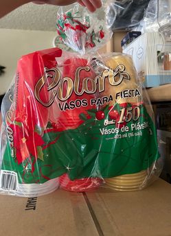 Plastic cups