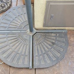 Umbrella Stand And Wedge Metall Weights