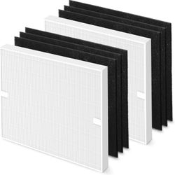 AP-1512HH Air Purifier Replacement Filter Set for Coway Airmega AP-1512HH air Purifier, 2 HEPA and 6 Carbon Filters, Compared to Part # 