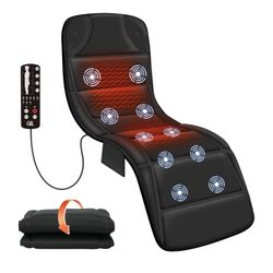 CILI Full Body Massage Mat with Heat, Vibration Back Massage Pad, Full Body Massager for Bed Chair Sofa, Massage Mattress Pad