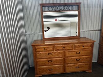 Bedroom Dresser and Side Bed Shelves