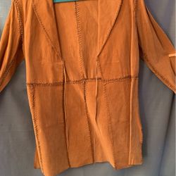 Leather Jacket - Medium 