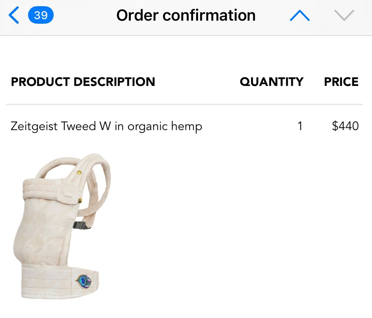 Artipoppe Baby Carrier