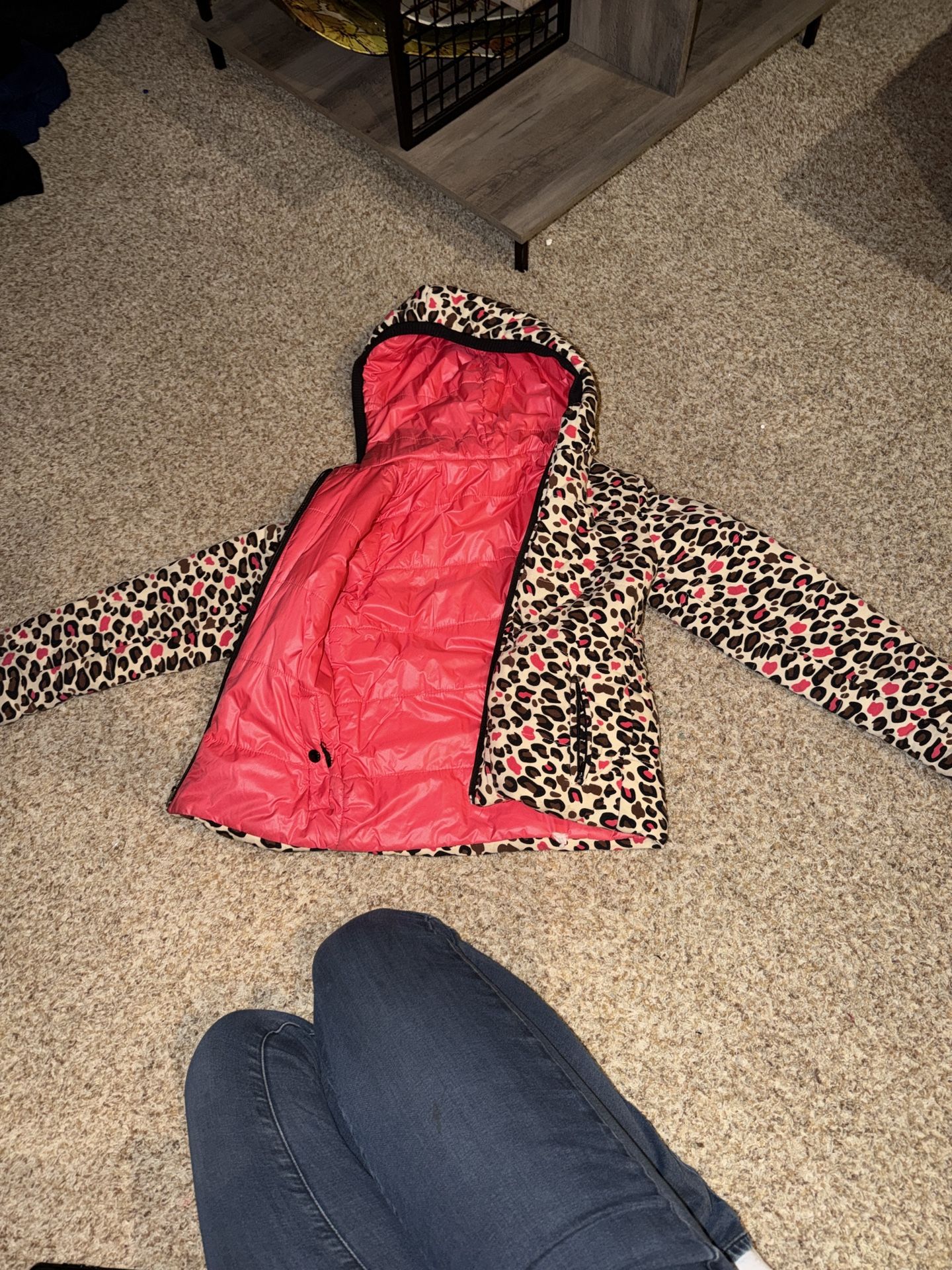 littlemissmatched reversible girls jacket size small