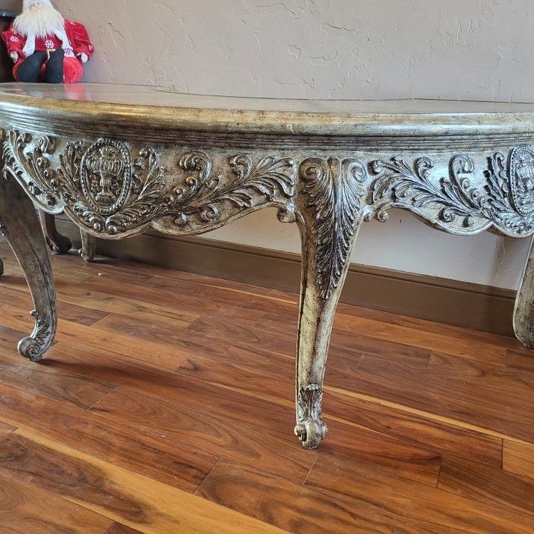 Antique Demilune Desk