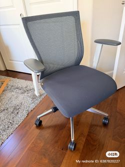 Oroblanco Ergonomic High Back Office Chair - Sleek Grey Mesh & Fabric