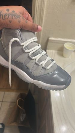 Cool Grey Jordans 7y
