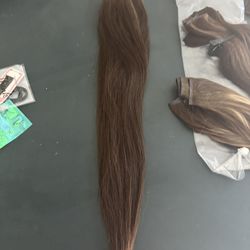 Beautiful Clipin Hair Extensions Blended