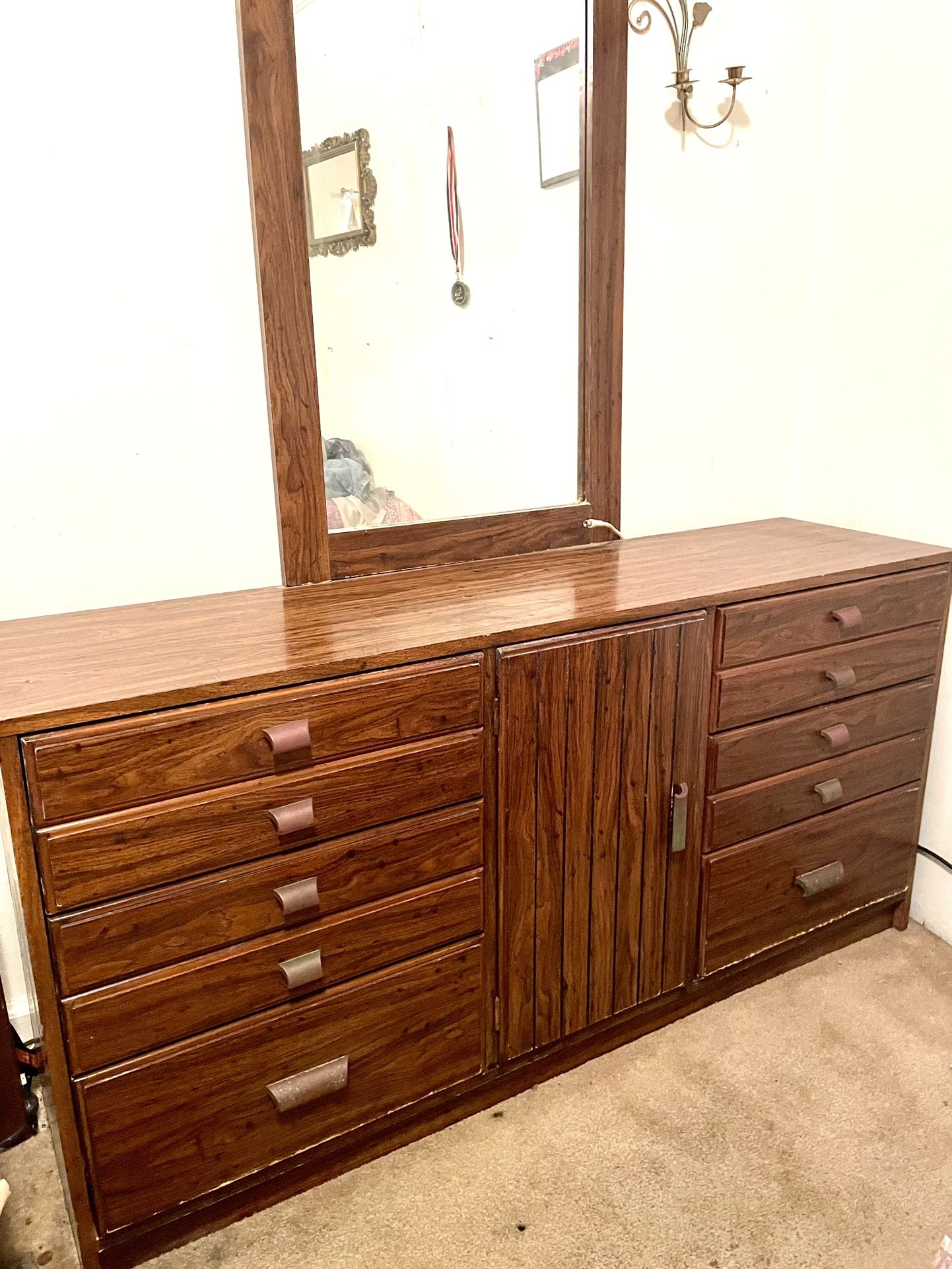 Twin Beds with Dresser