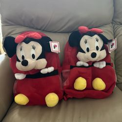 2 New Minnie Mouse Stuff Toddler Backpack