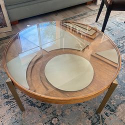 West Elm Round Coffee Table $40