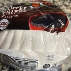 White Basket Coffee Filters - 200-count