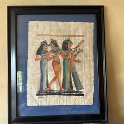 Discounted For Damaged Frame- Egyptian Papyrus