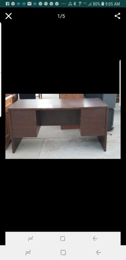 SUPER COOL DESK REAL OAK WOOD BIG PROFESIONAL.