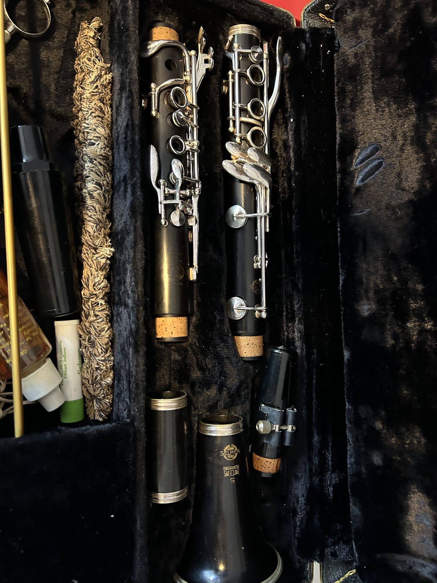 Selmer Series 10 B Flat Clarinet and mouthpieces