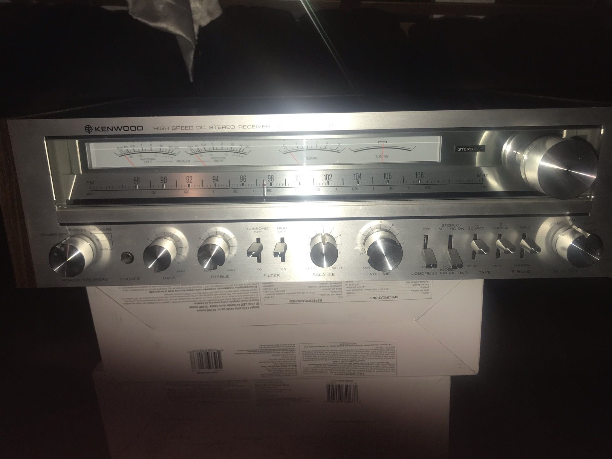 Antique kenwood Stereo Analog Receiver KR-6050