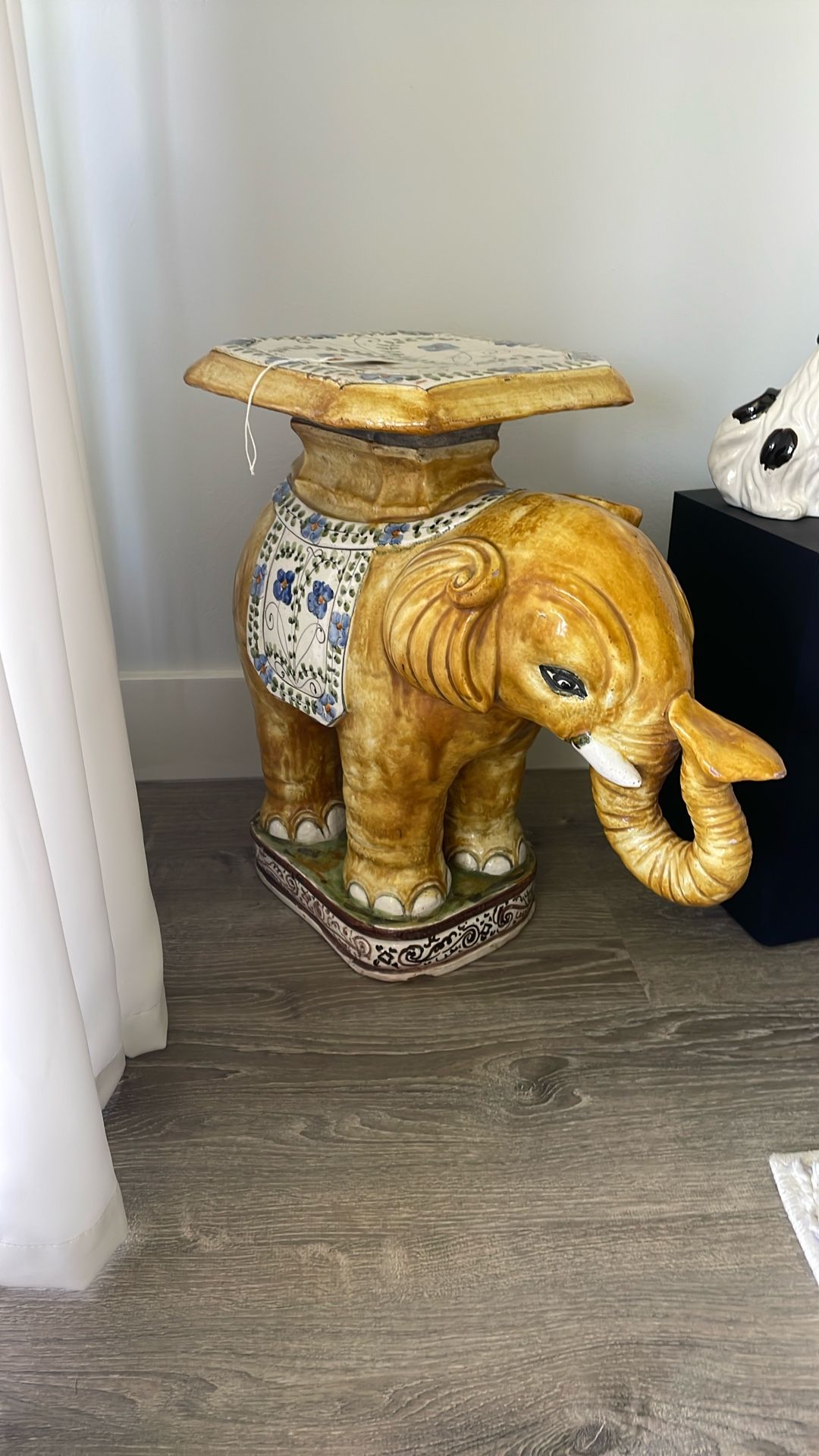 Vintage terracotta Elephant Garden Stool