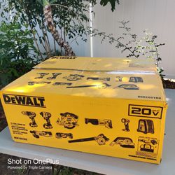 DeWalt 10-tool combo kit.