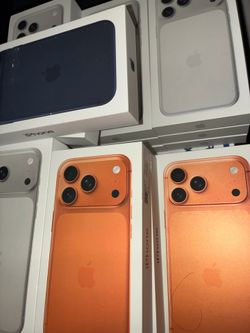 Apple iPhone 17 pro 1200 or 17 pro max 1320 each unlocked