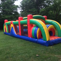 40 foot Obstacle Course Bounce House Inflatable 