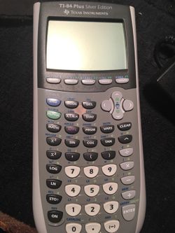 TI84 Plus (silver) calculator for engineering and mathematics