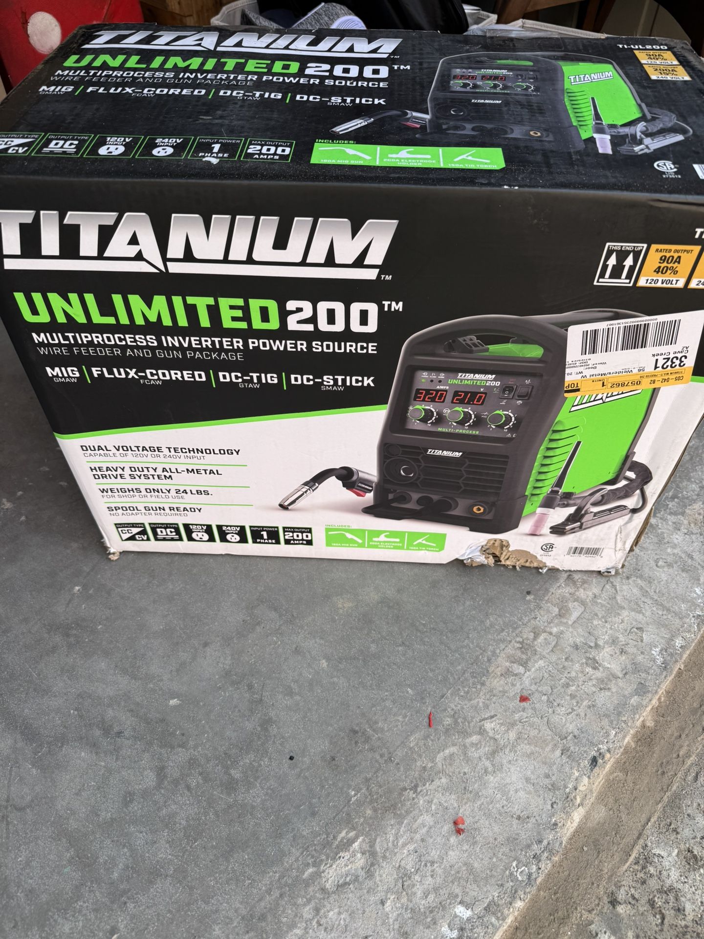 Titanium Unlimited 200 Welder
