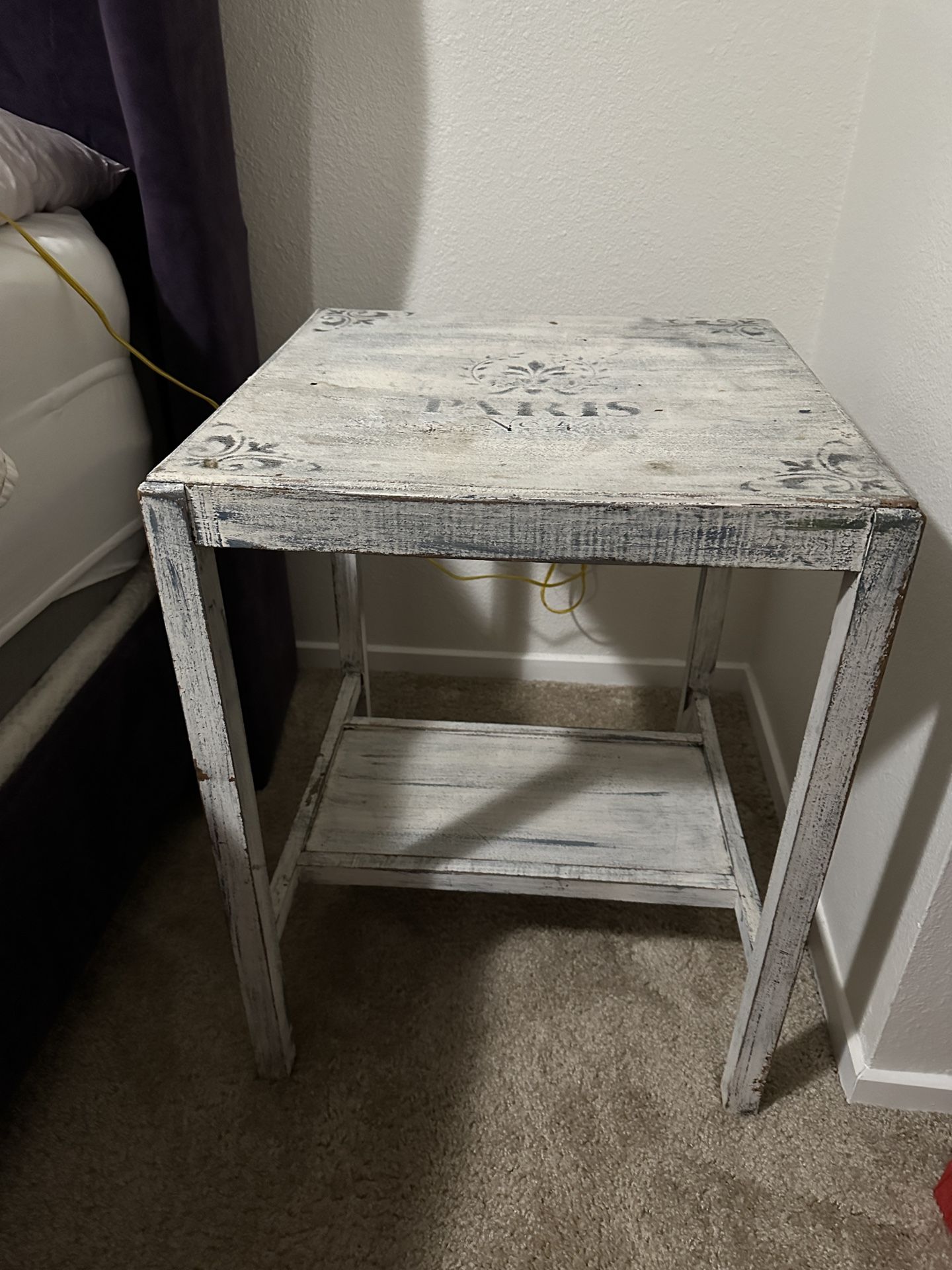 Nightstand With Lamp