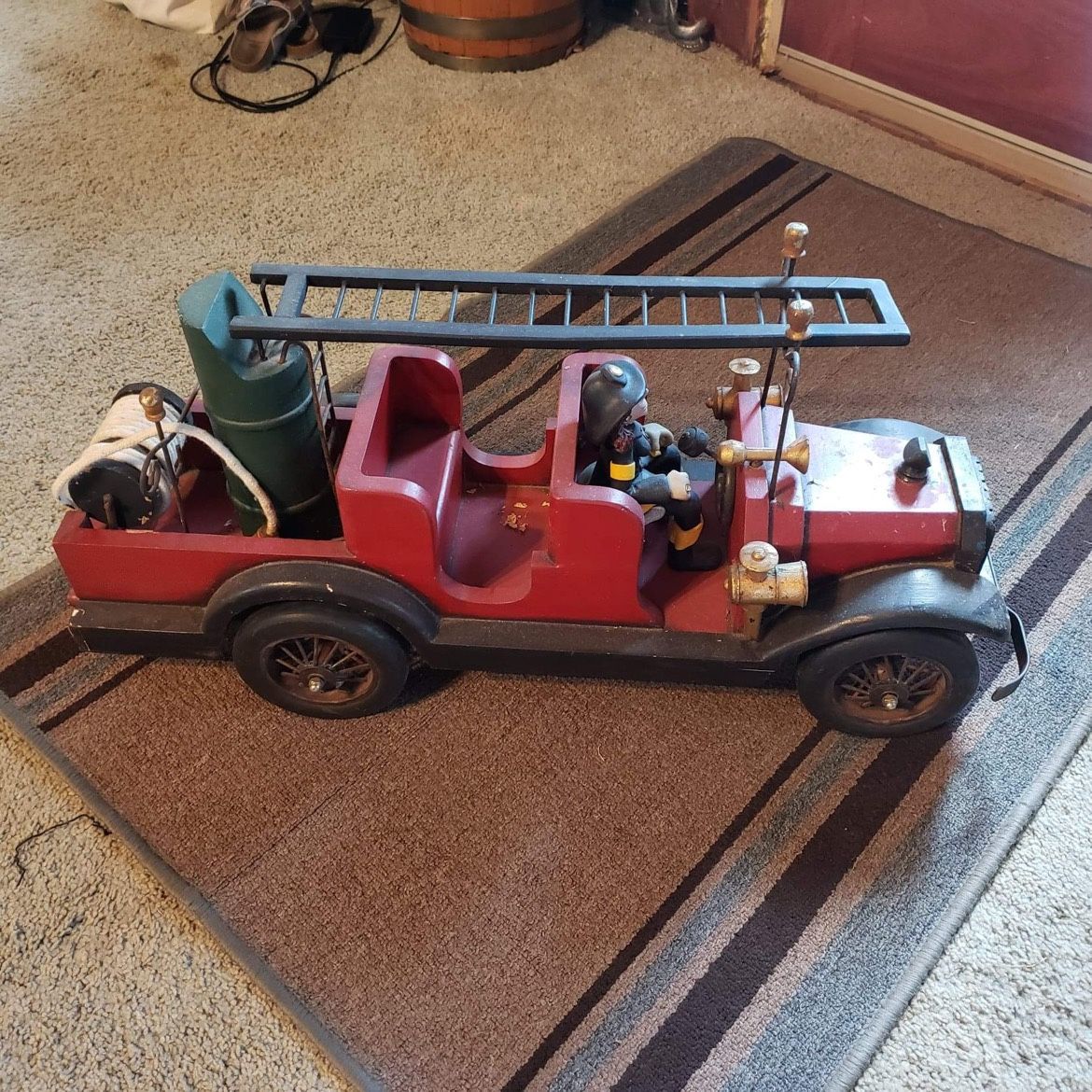 Antique Toy Fire Truck (large Size)