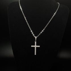 Lab Diamond Cross Pendant WILL TRADE