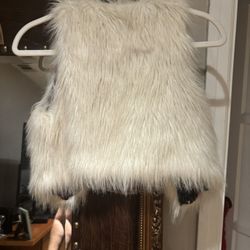 Girls Fur Vest 