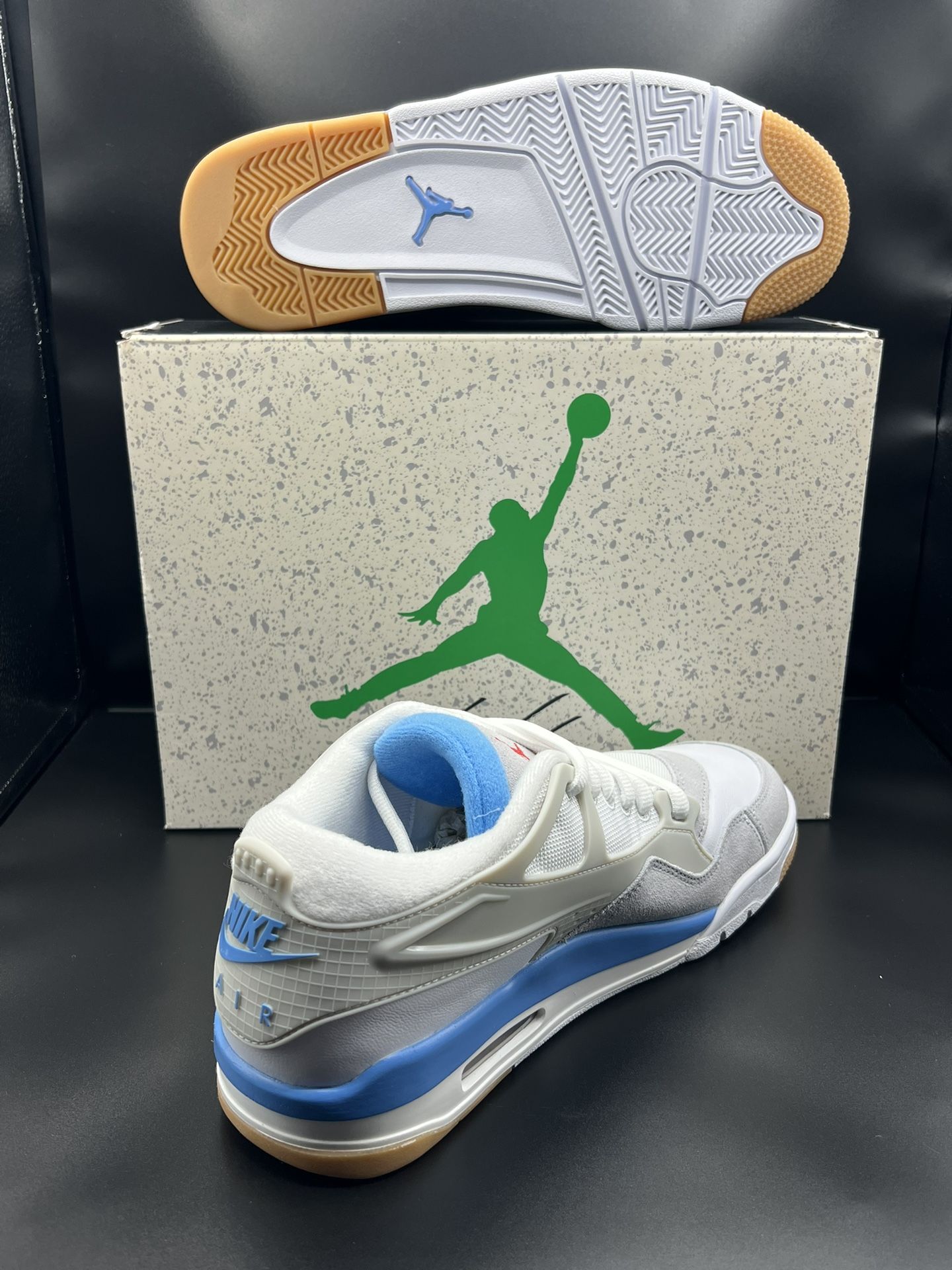 Nike Air Jordan 4 RM University Blue UNC Mens 10.5 NIB