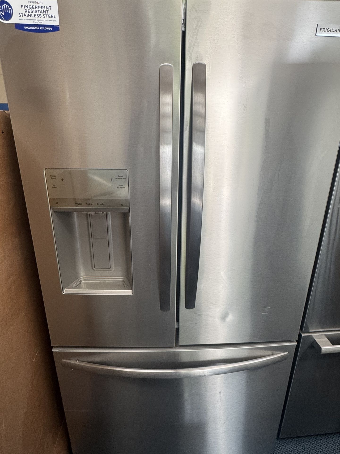 Frigidaire Standard-Depth 27.8-cu ft 3 -Door French Door Refrigerator with Ice Maker with Water and Ice Dispenser (