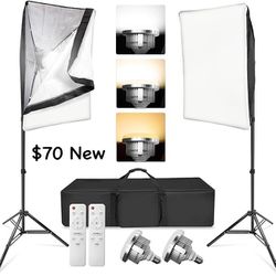 Softbox Kit LED 85 Watt with Remote 2 Pack