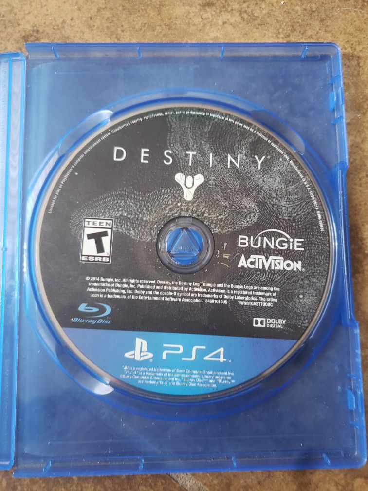 $5 PS4 Destiny