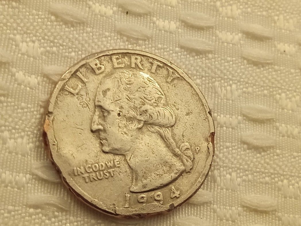 1994 P Quarter Rare Error Coin Dozens Of Errors