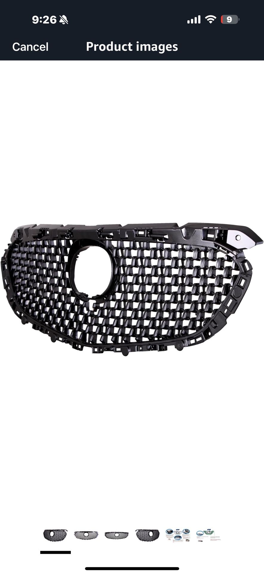 Front Grille Compatible with 2018-2020 Mazda 6, ABS Replacement Bumper Grill for MA1200217 GSH750719 Brand Torcia Vehicle Service Type Car Item Weigh
