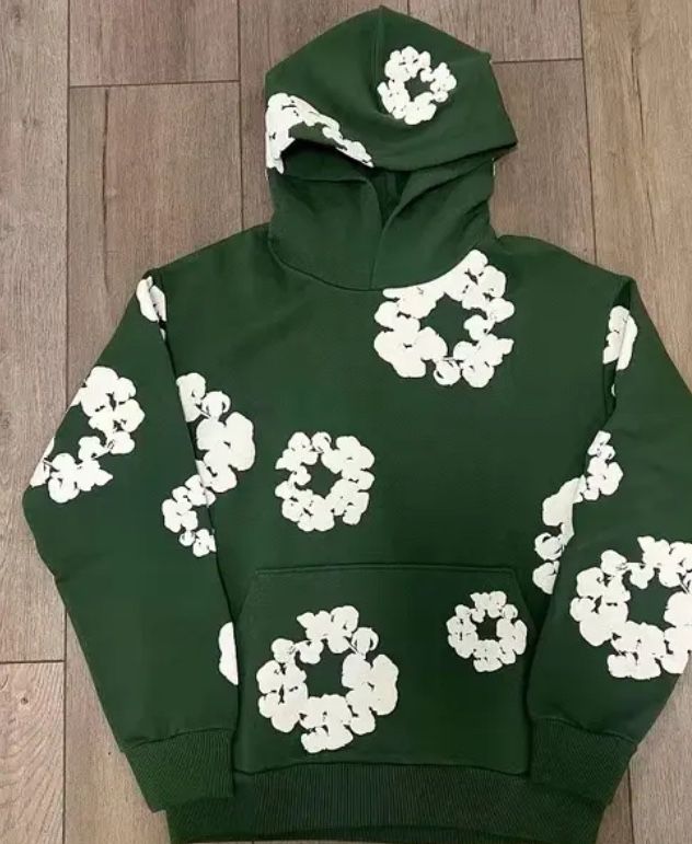 Green Rep Finnish Tear With Tag In The Back 100 Percent Cotton 