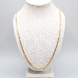 14K Yellow Gold Curb Chain (20 Inches) (Local Purchase Only)